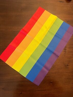 Rainbow Pride 12x18 Flag - Multicolor